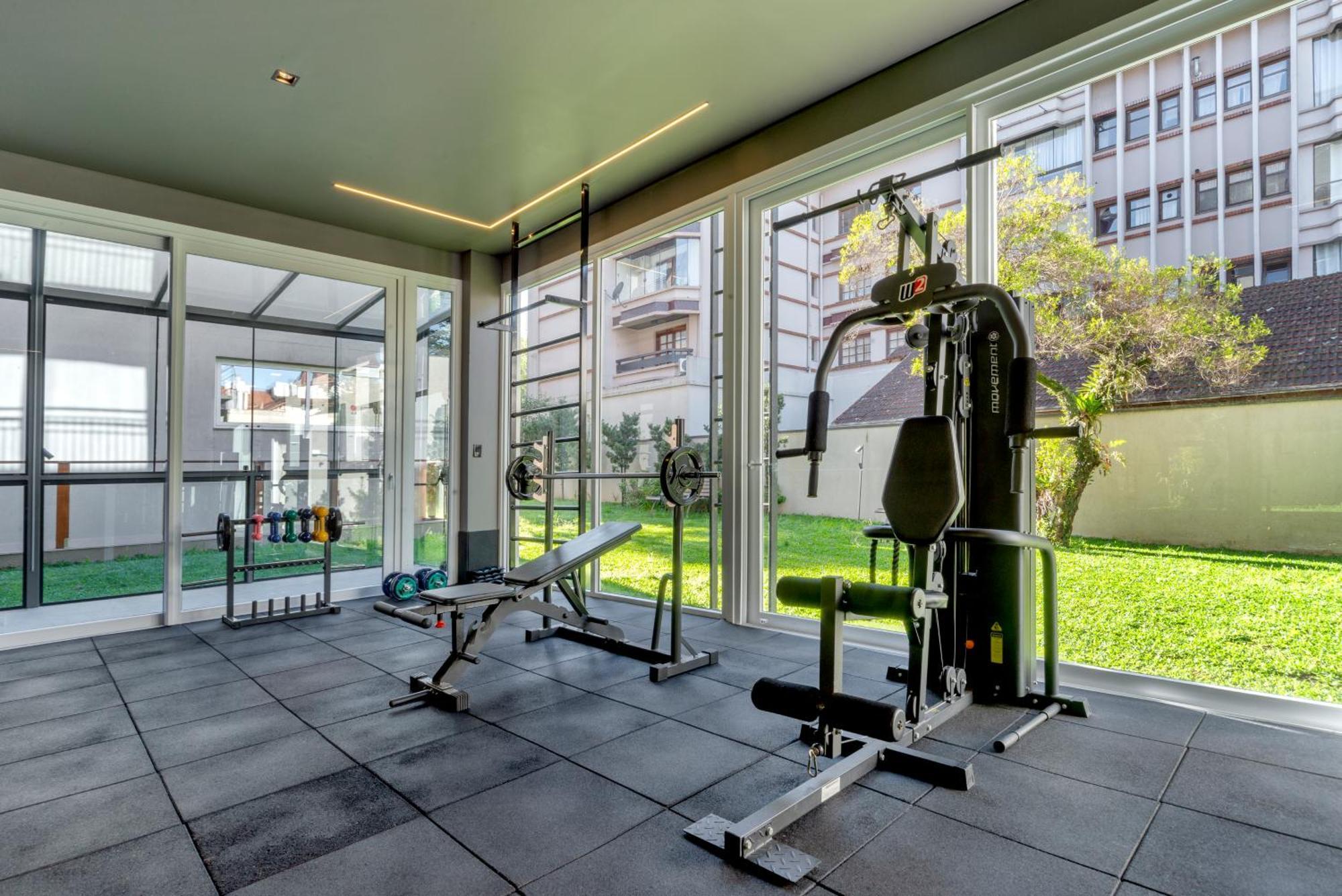 Hotel Laghetto Stilo Borges Gramado Eksteriør billede The gym at the hotel